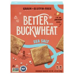 Better with Buckwheat Sea Salt Buckwheat Crackers 4.25 oz