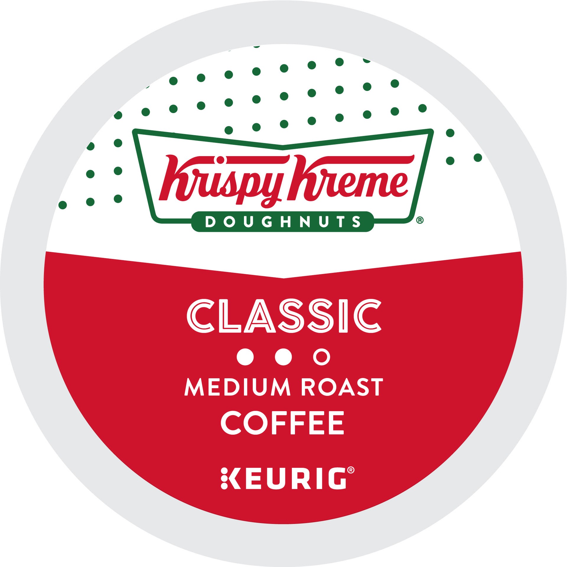 slide 5 of 5, Krispy Kreme Doughnuts Classic, Keurig Single Serve K-Cup Pods, Medium Roast Coffee 48 Count, 48 ct