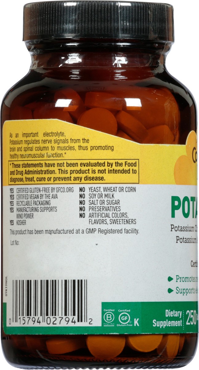 slide 7 of 12, Country Life Potassium, 250 ct