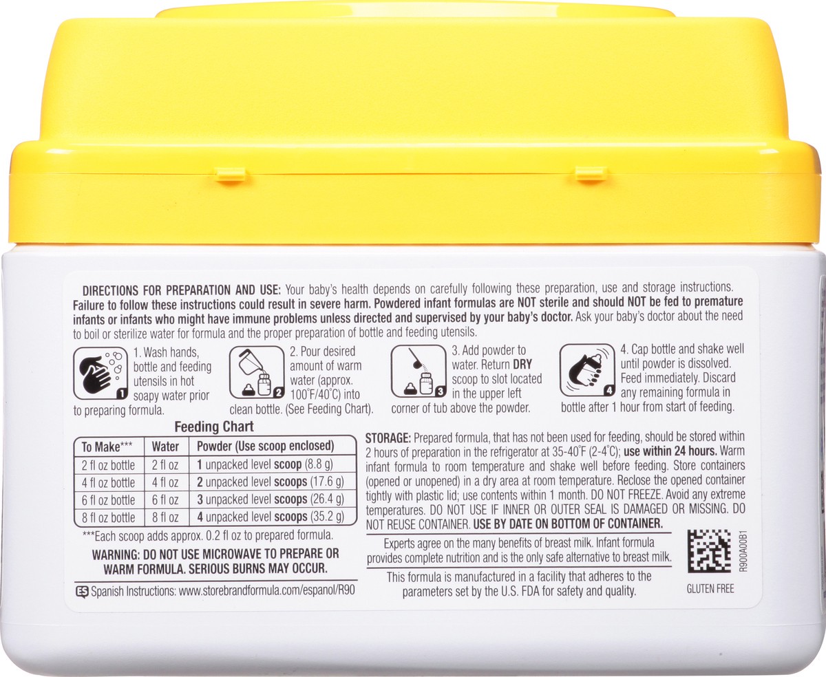 slide 14 of 14, Tippy Toes 0 to 12 Months Infant Milk-Based Powder with Iron Infant Formula 22.2 oz, 22.2 oz