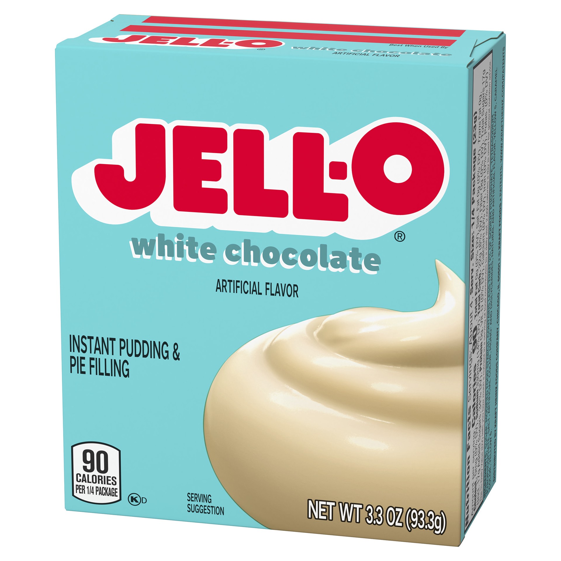 slide 4 of 5, Jell-O White Chocolate Artificially Flavored Instant Pudding & Pie Filling Mix, 3.3 oz Box, 3.3 oz