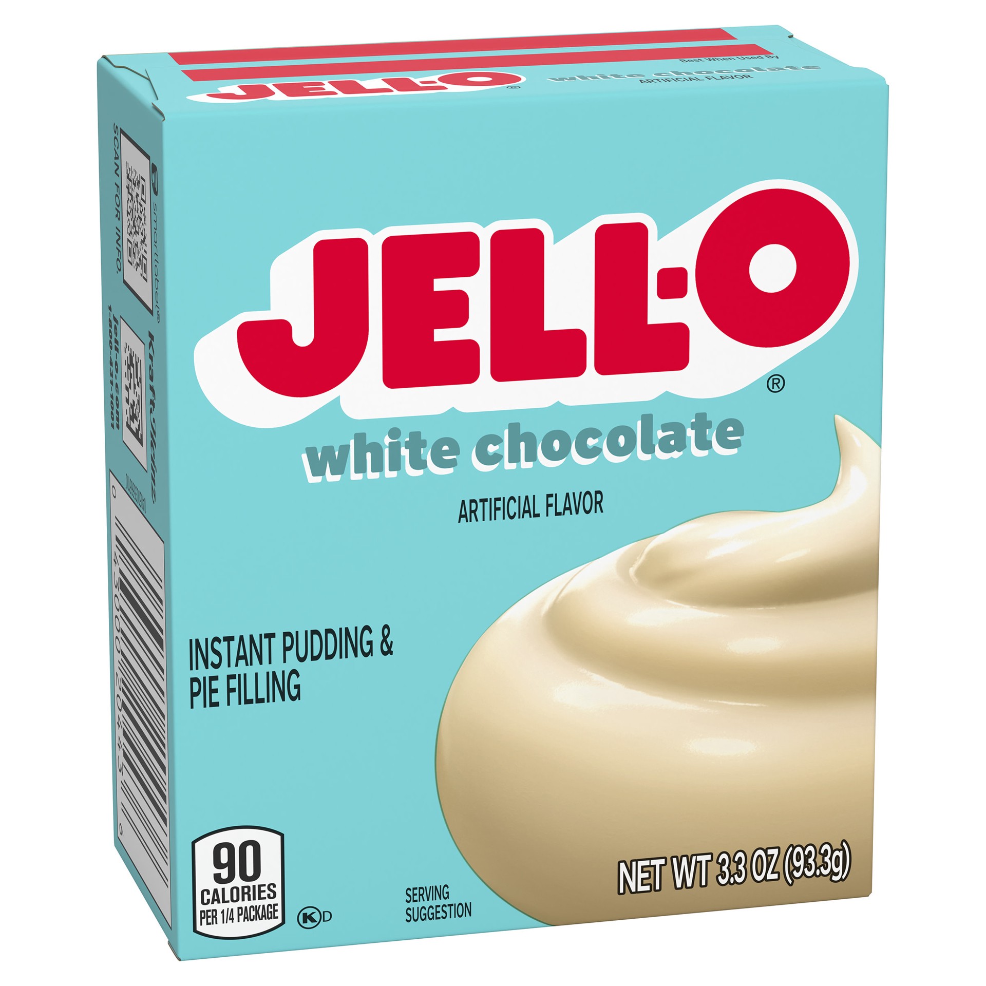 slide 2 of 5, Jell-O White Chocolate Artificially Flavored Instant Pudding & Pie Filling Mix, 3.3 oz Box, 3.3 oz