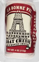 La Bonne Vie Goat Cheese, Cranberries & Cinnamon