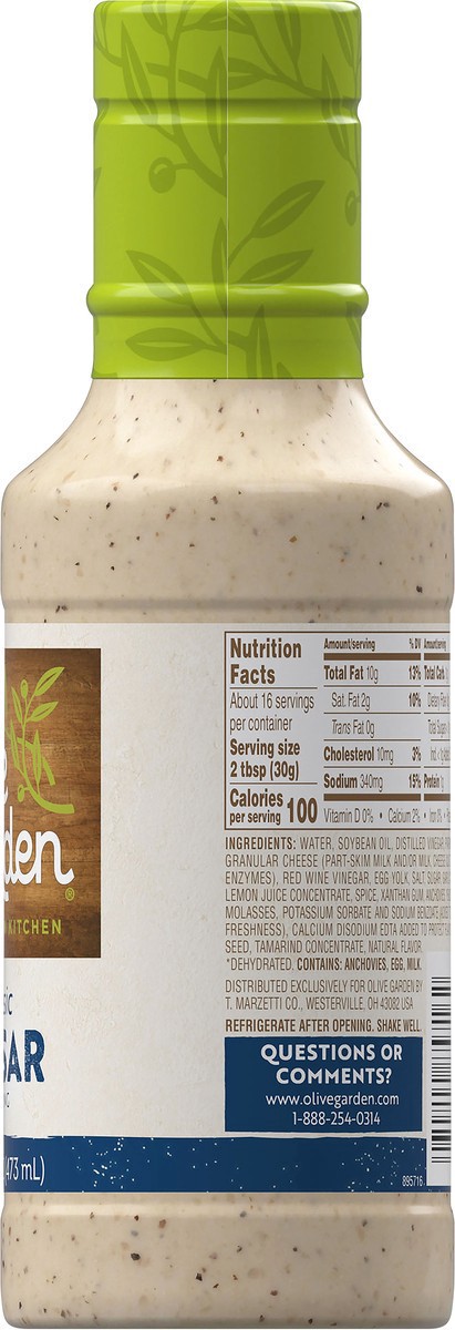 slide 3 of 9, Olive Garden Italian Kitchen Classic Caesar Dressing 16 fl. Oz. Bottle, 16 fl oz