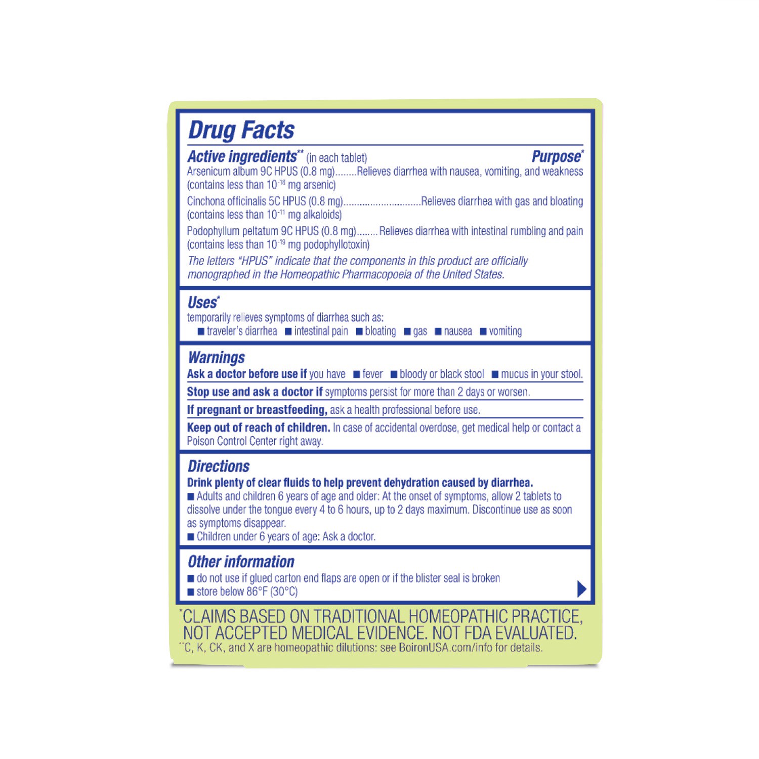 slide 4 of 4, Boiron Diaralia Tablets, 60 Ct, 60 ct