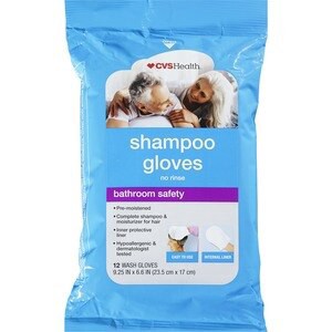 slide 1 of 1, CVS Health Pre-Moistened No-Rinse Shampoo Glove, 1 ct