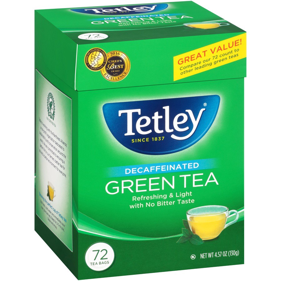 slide 2 of 8, Tetley Natural Green Tea with Lemon - 72 ct, 72 ct