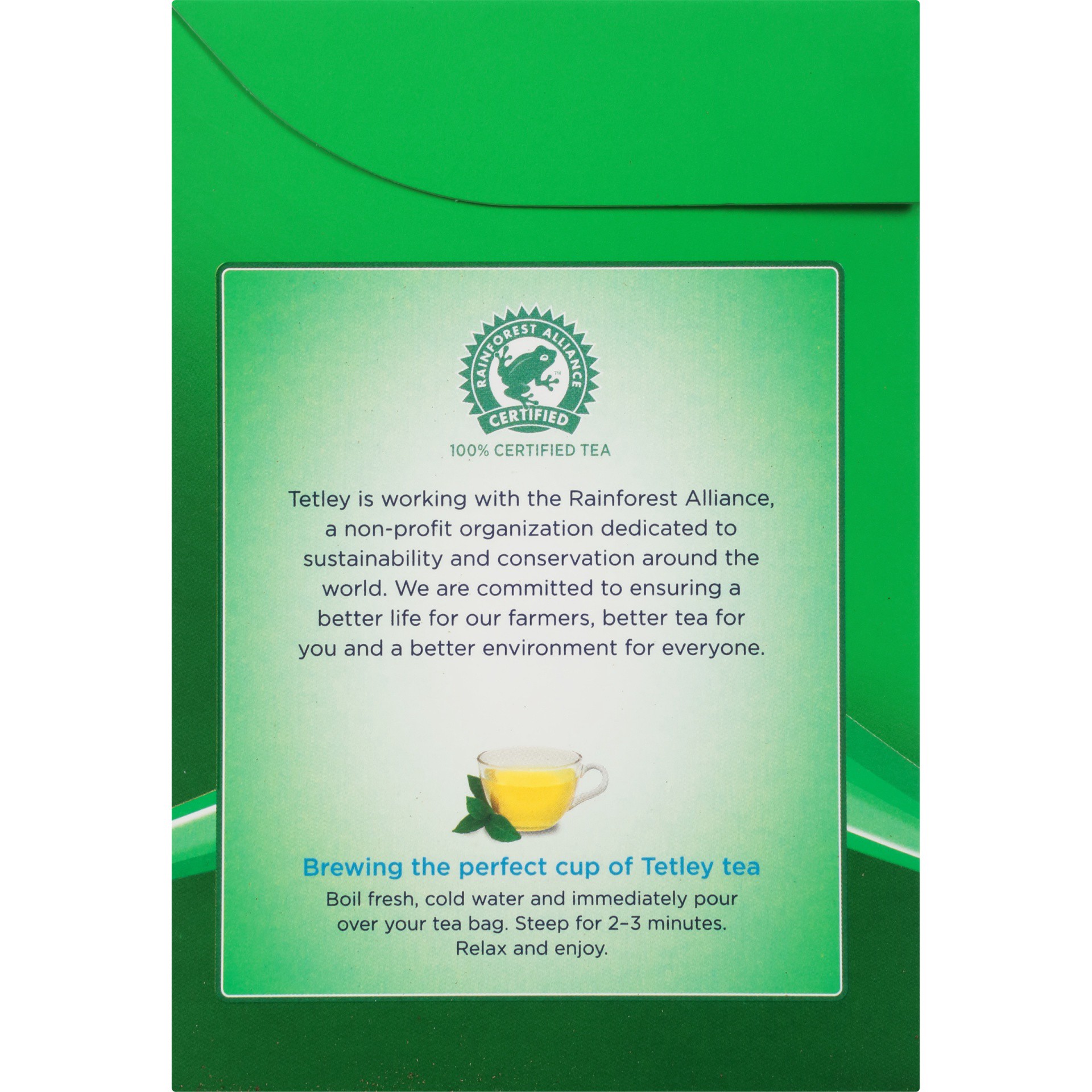 slide 5 of 8, Tetley Natural Green Tea with Lemon - 72 ct, 72 ct