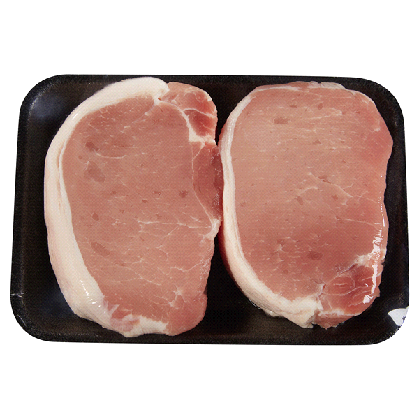 slide 1 of 1, Meijer All Natural Pork Top Loin Chops, Thick Cut, Boneless, per lb