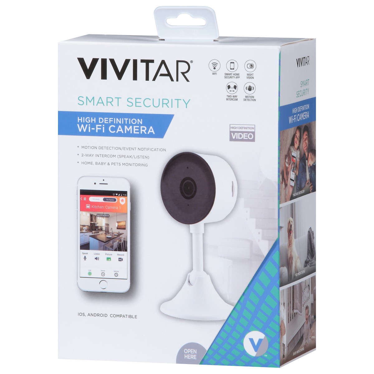 slide 4 of 12, Vivitar High Definition Smart Security Wi-Fi Camera 1 ea, 1 ct