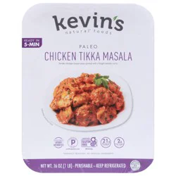 Kevin''s Natural Foods Paleo Chicken Tikka Masala 16 oz