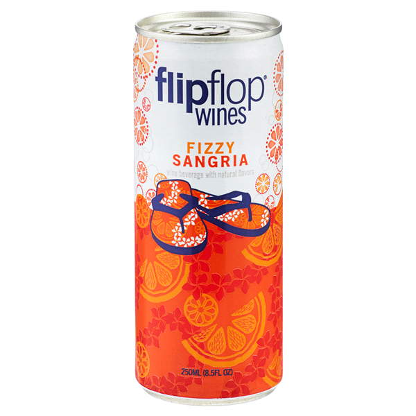 slide 1 of 1, flipflop Can Fizzy Sangria Single, 250 ml