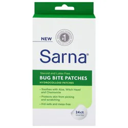 Sarna Bug Bite Patches 24 ea