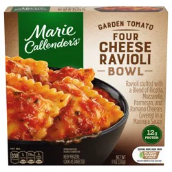 Marie Callender''s Garden Tomato Four Cheese Ravioli Bowl, Single Serve Frozen Meal, 11 oz.