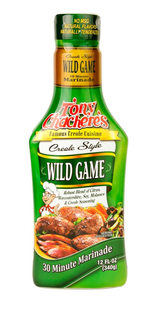 slide 1 of 2, Tony Chachere's Creole Style Wild Game Marinade, 12 oz