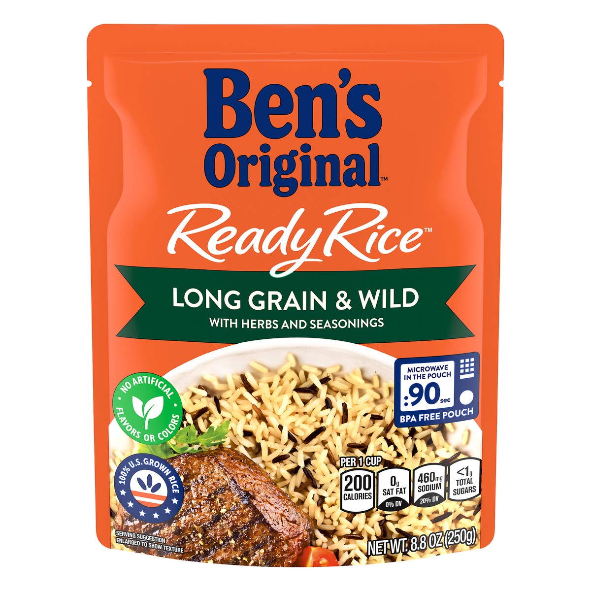 slide 3 of 13, Ben's Original Rice, Long Grain & Wild, 8.8 oz