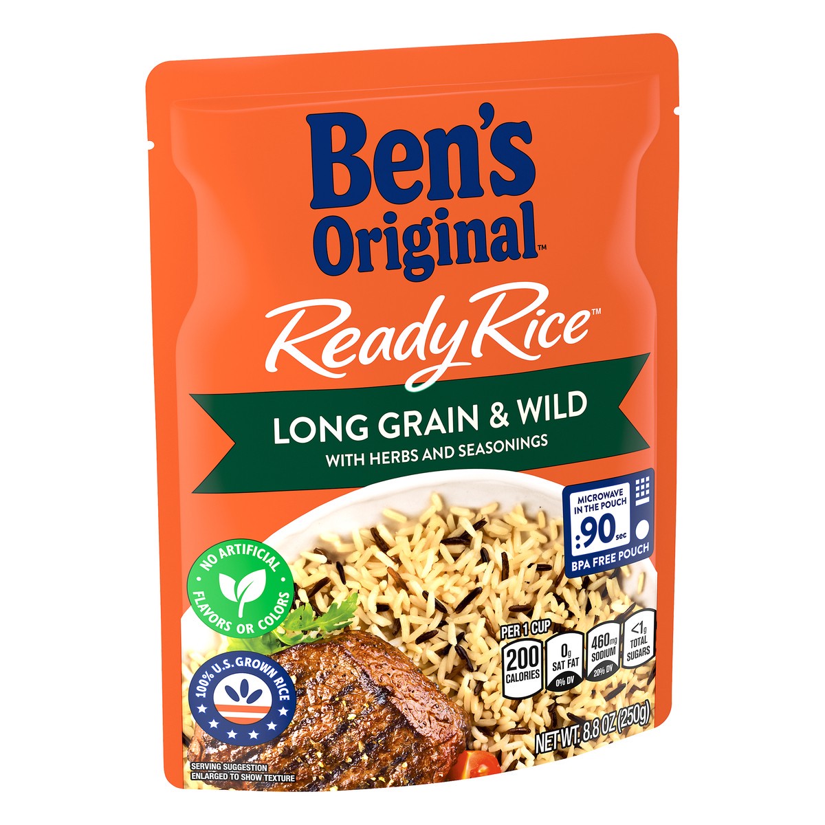 slide 5 of 13, Ben's Original Rice, Long Grain & Wild, 8.8 oz