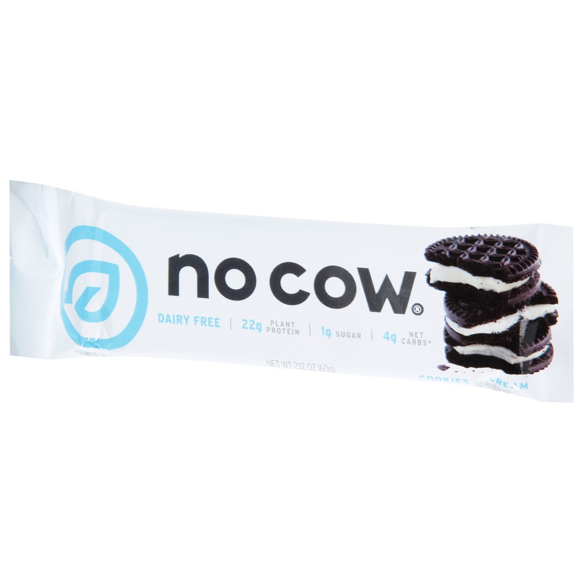 slide 7 of 13, No Cow Dairy Free Cookies 'N Cream Protein Bar 2.12 oz, 2.12 oz