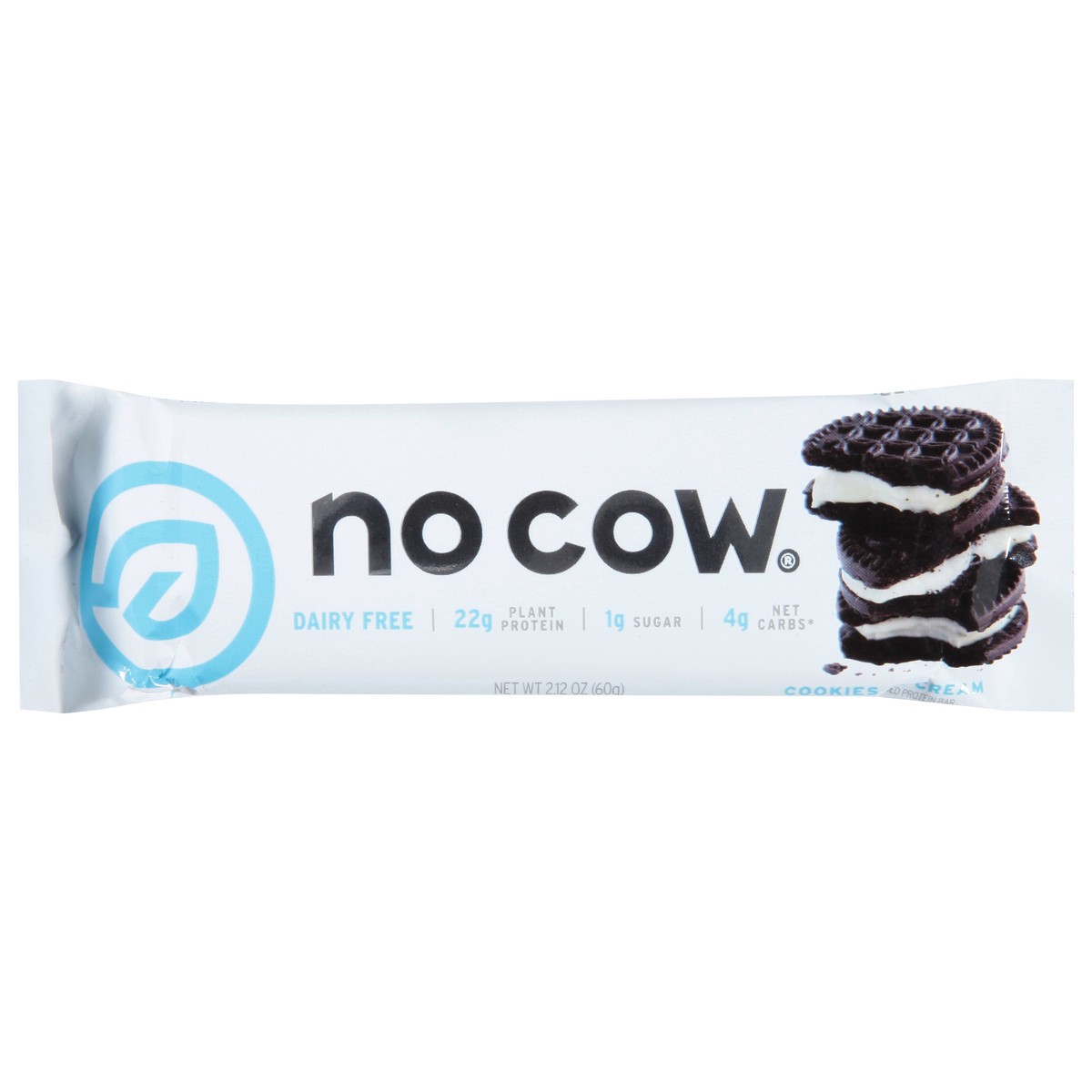 slide 11 of 13, No Cow Dairy Free Cookies 'N Cream Protein Bar 2.12 oz, 2.12 oz