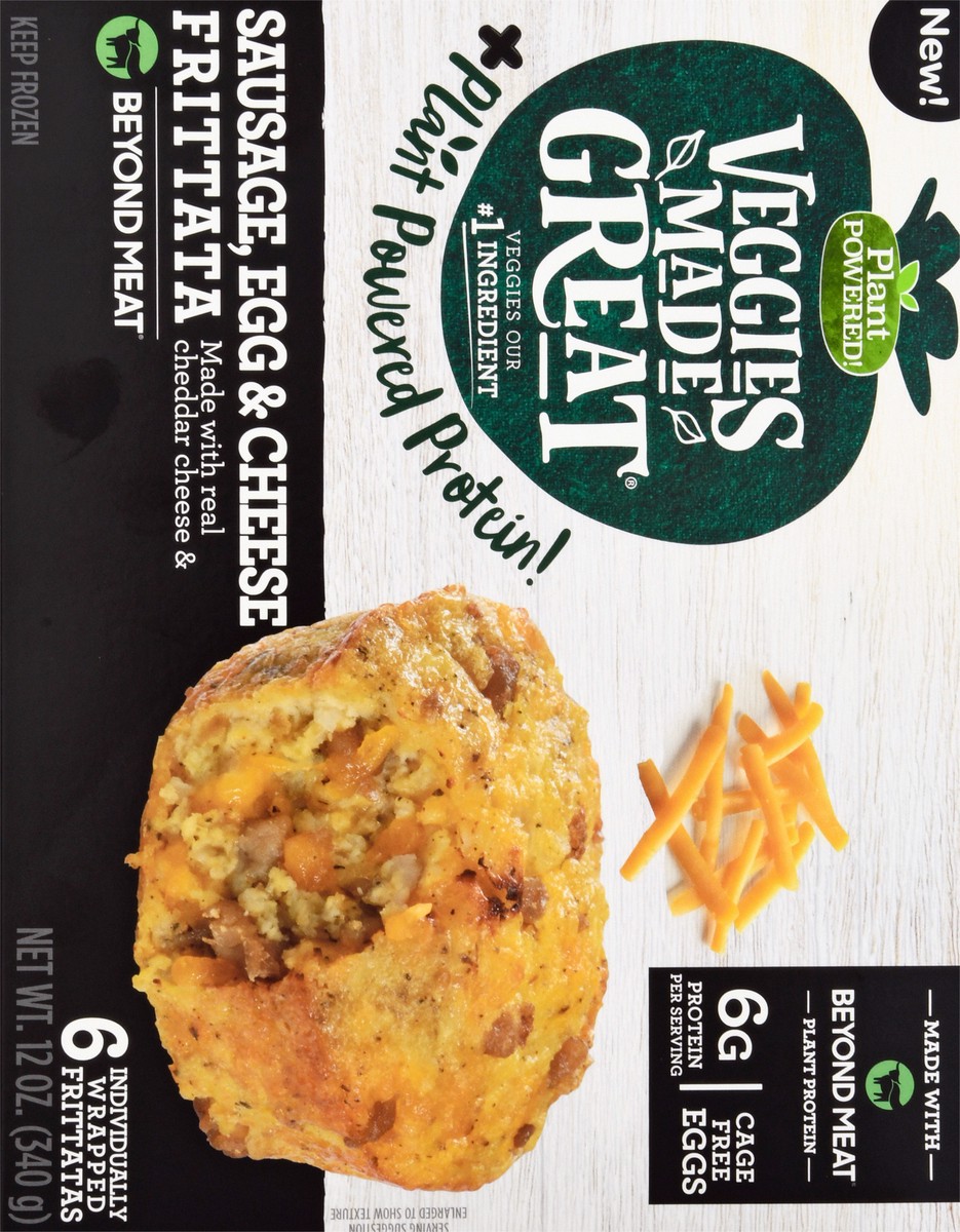 slide 5 of 9, Veggies Made Great Garden Lites Egg Chees, 1 ct