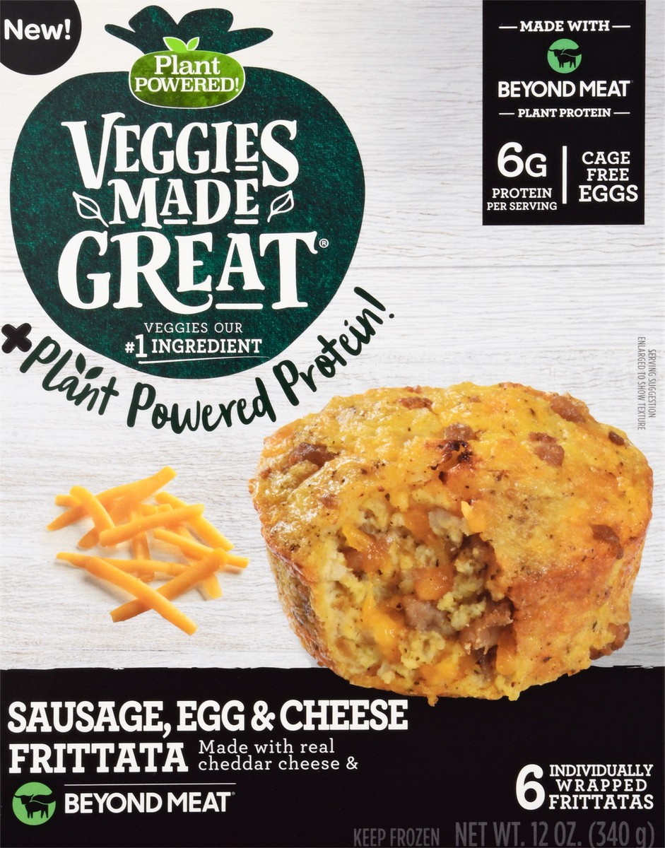 slide 6 of 9, Veggies Made Great Garden Lites Egg Chees, 1 ct