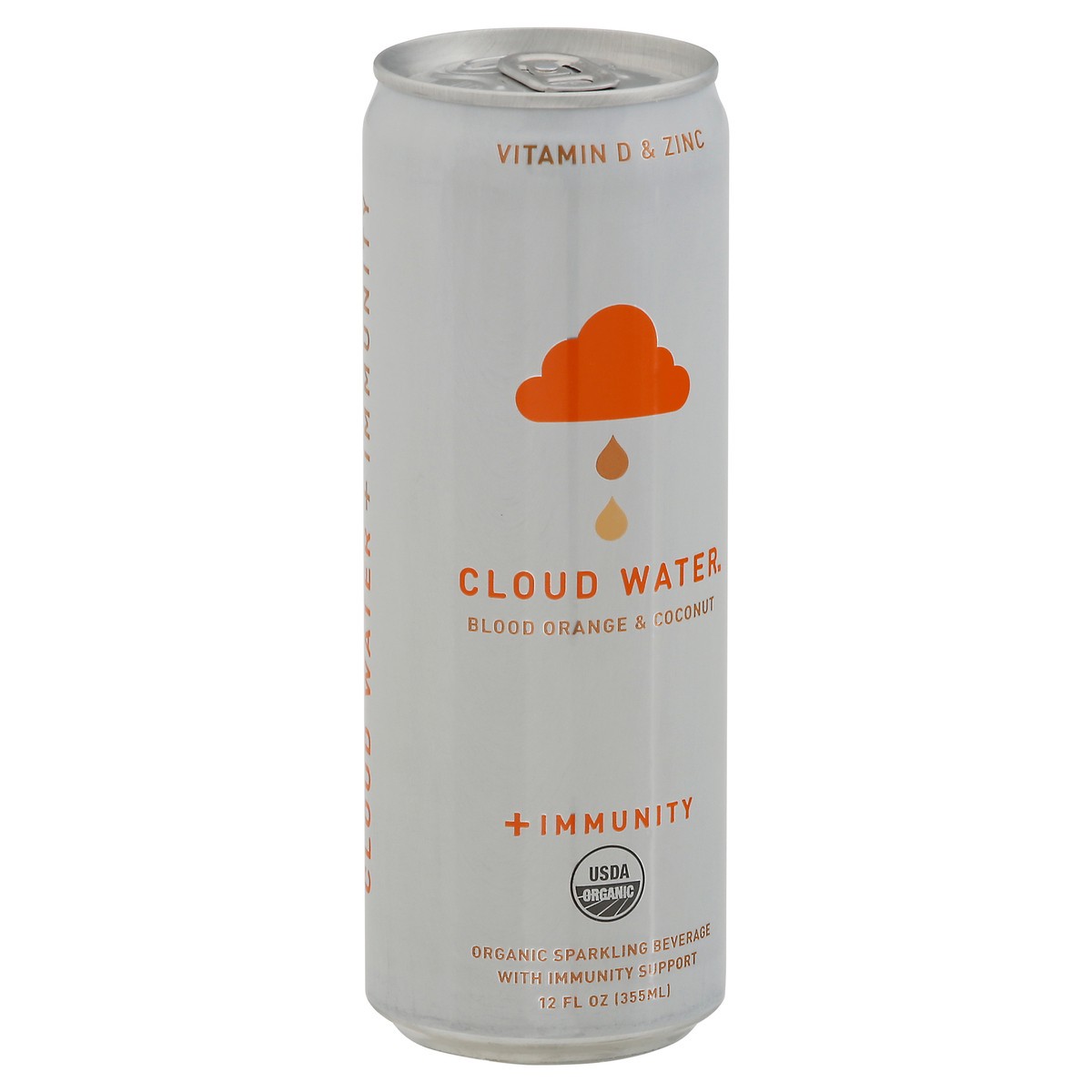 slide 3 of 9, Cloud Water Blood Orange & Coconut Water - 12 oz, 12 oz