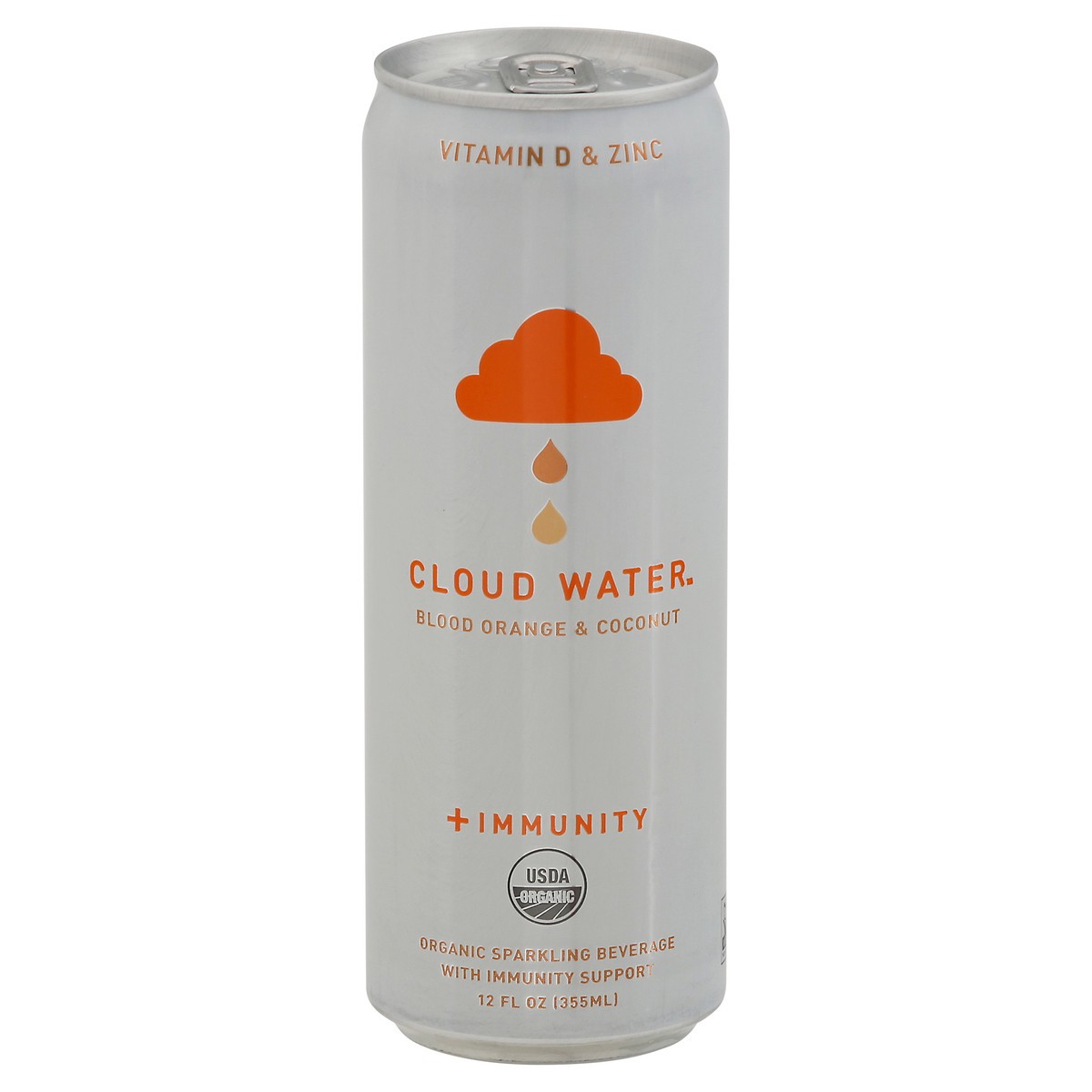 slide 1 of 9, Cloud Water Blood Orange & Coconut Water - 12 oz, 12 oz