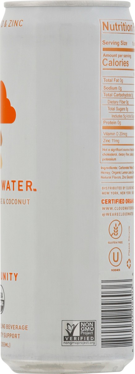 slide 9 of 9, Cloud Water Blood Orange & Coconut Water - 12 oz, 12 oz