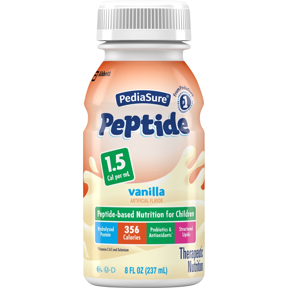 slide 1 of 2, PediaSure PediaSure Peptide 1.5 Cal. Vanilla, 8 fl oz