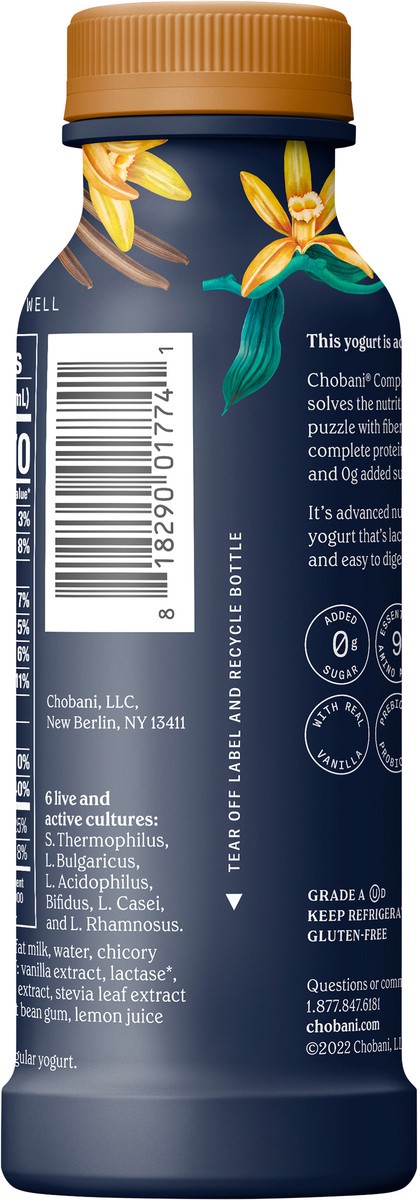 slide 2 of 8, Chobani Complete Greek YogurtDrink,Vanilla, 10 oz