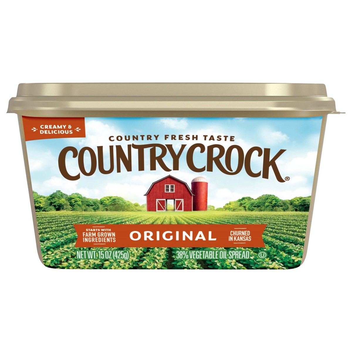 slide 1 of 8, Country Crock Original Spread Tub 15 oz, 15 oz