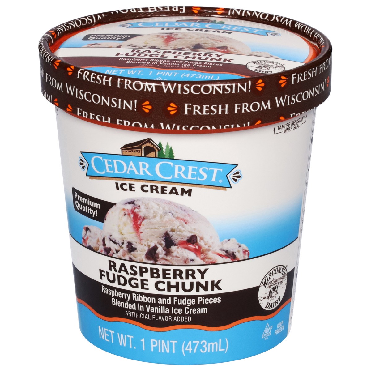 slide 8 of 14, Cedar's Cedar Crest Raspberry Fudge Chunk, 16 oz