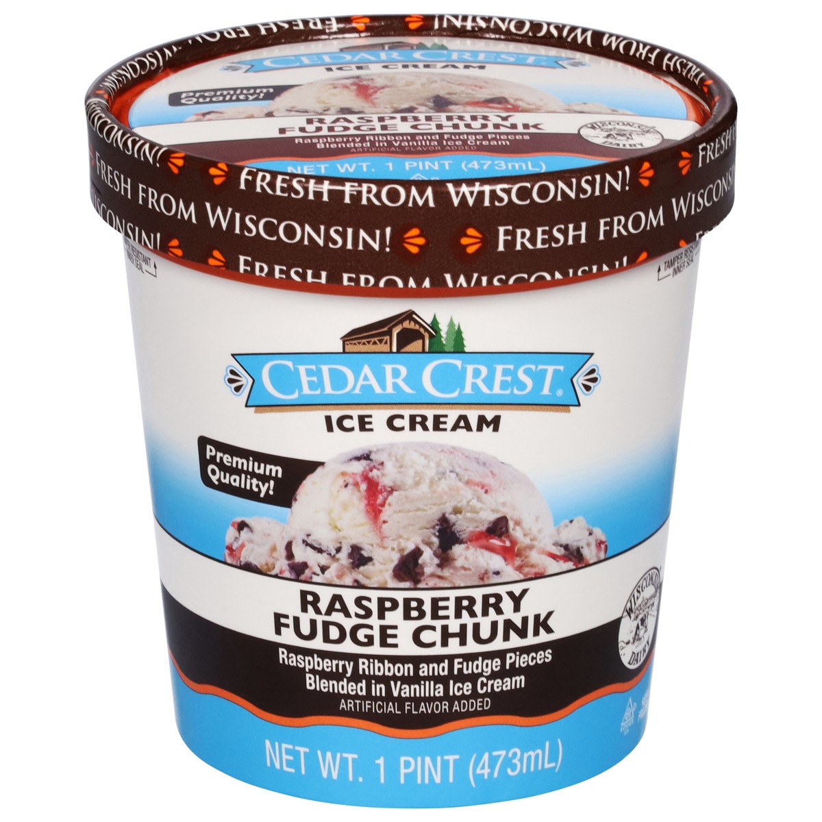 slide 12 of 14, Cedar's Cedar Crest Raspberry Fudge Chunk, 16 oz