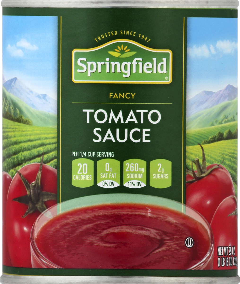 slide 5 of 6, Springfield Fancy Tomato Sauce, 29 oz