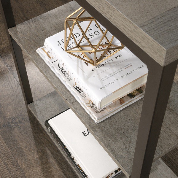 slide 10 of 10, Sauder® Manhattan Gate 61""W L-Shape Computer Desk With Wireless Charger, Mystic Oak, 1 ct