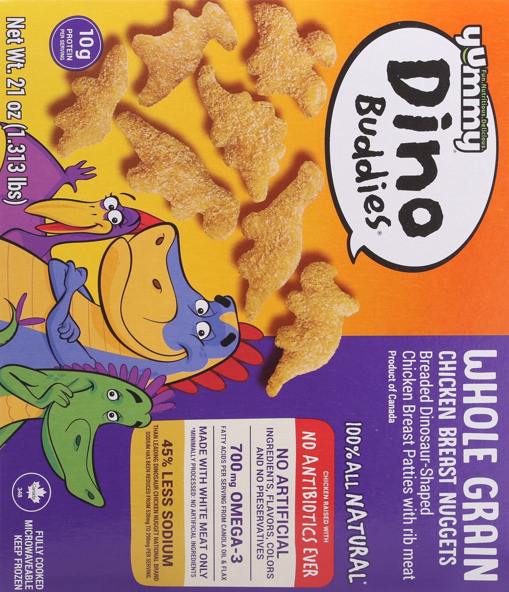 slide 5 of 9, Yummy Whole Grain Dino Buddies Chicken Nuggets - Frozen - 21oz, 21 oz