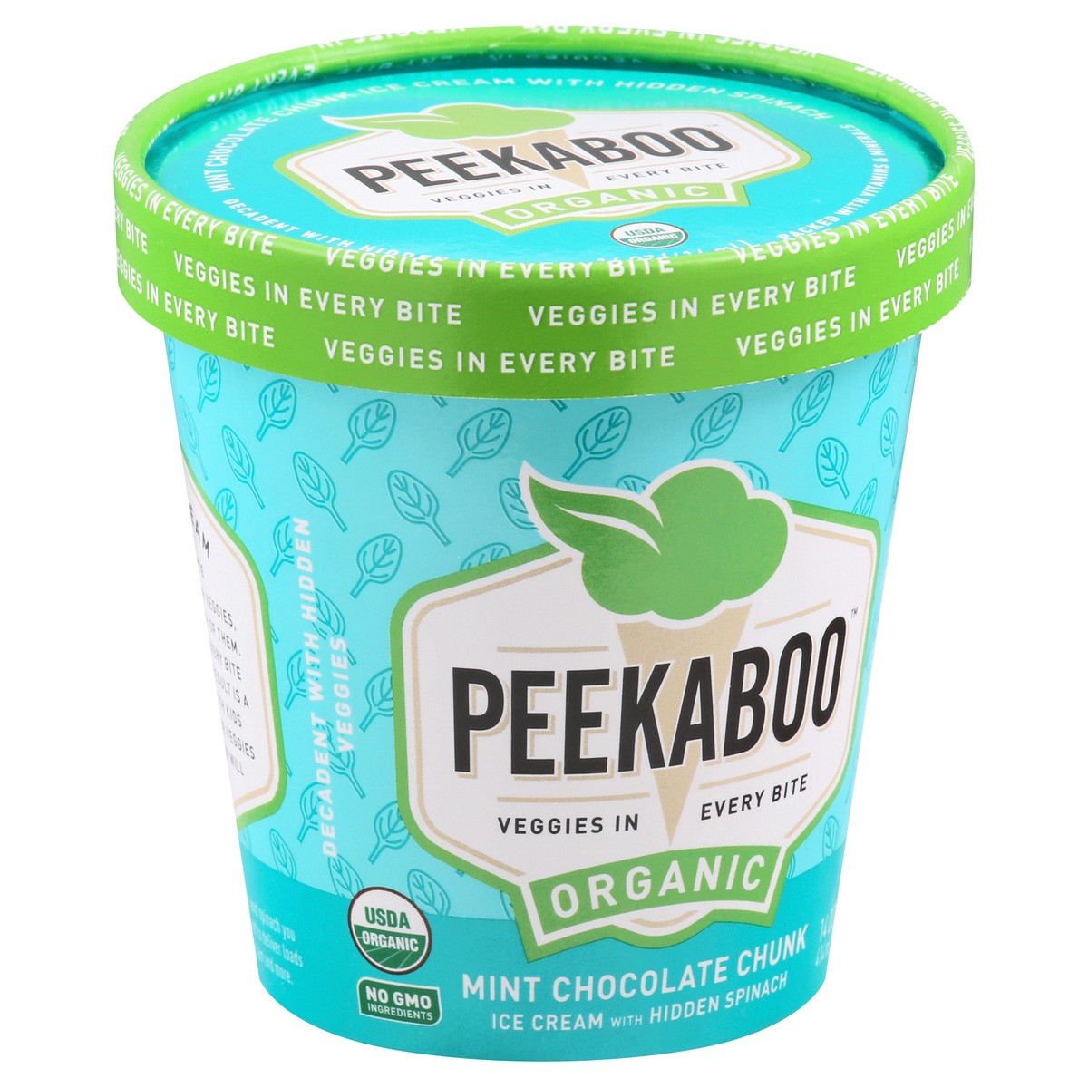 slide 6 of 13, Peekaboo Organic Mint Chocolate Chunk Ice Cream 14 oz, 14 oz