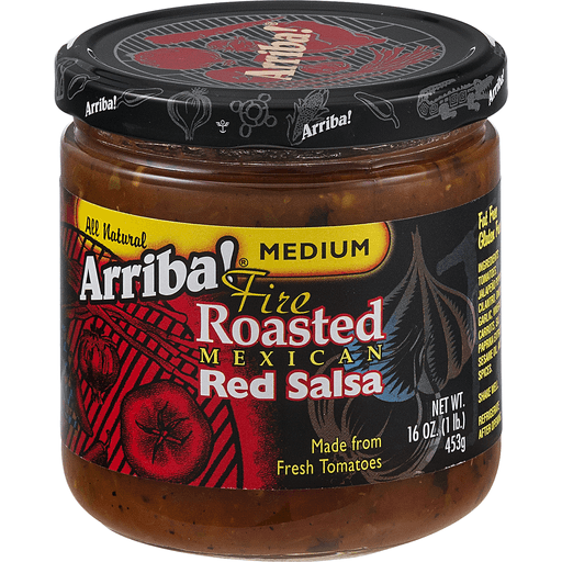 slide 3 of 9, Arriba! Mexican Red Salsa, 16 oz