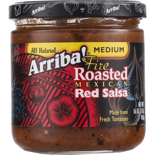 slide 4 of 9, Arriba! Mexican Red Salsa, 16 oz