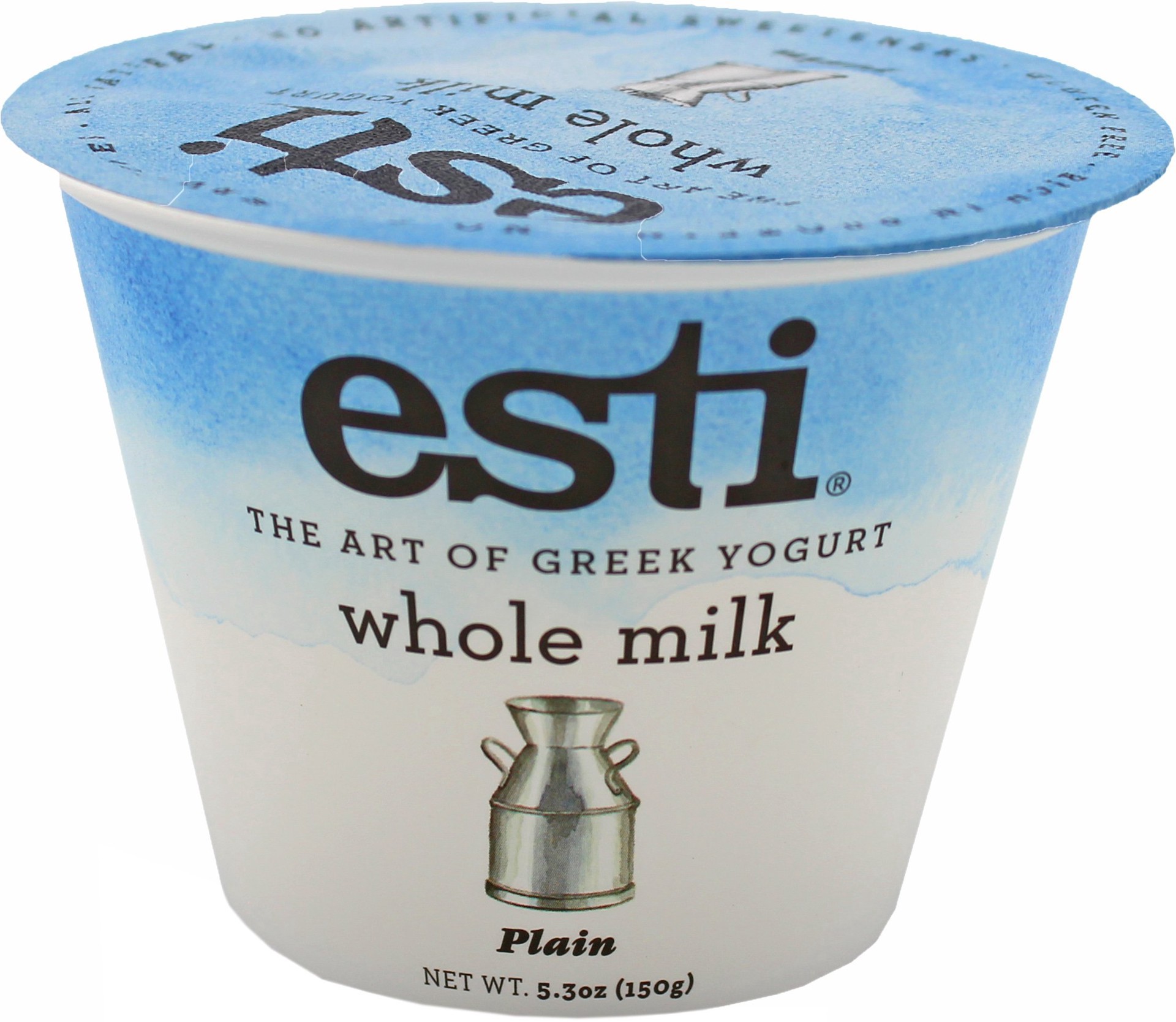slide 1 of 1, esti Greek Yogurt - Whole Milk, Plain, 5 oz