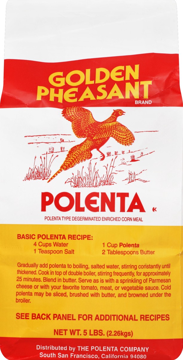 slide 4 of 4, Golden Pheasant Polenta 5 lb, 5 lb