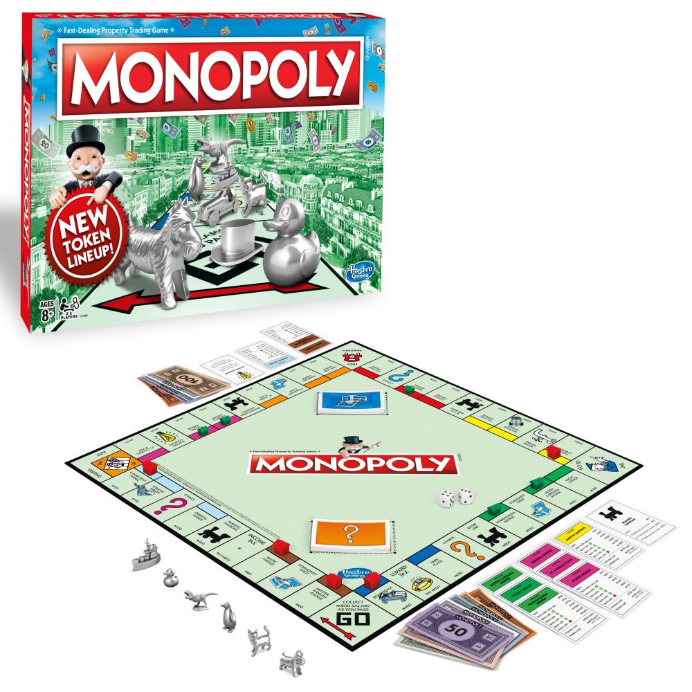 slide 5 of 5, Hasbro Monopoly Classic Edition Game, 1 ct