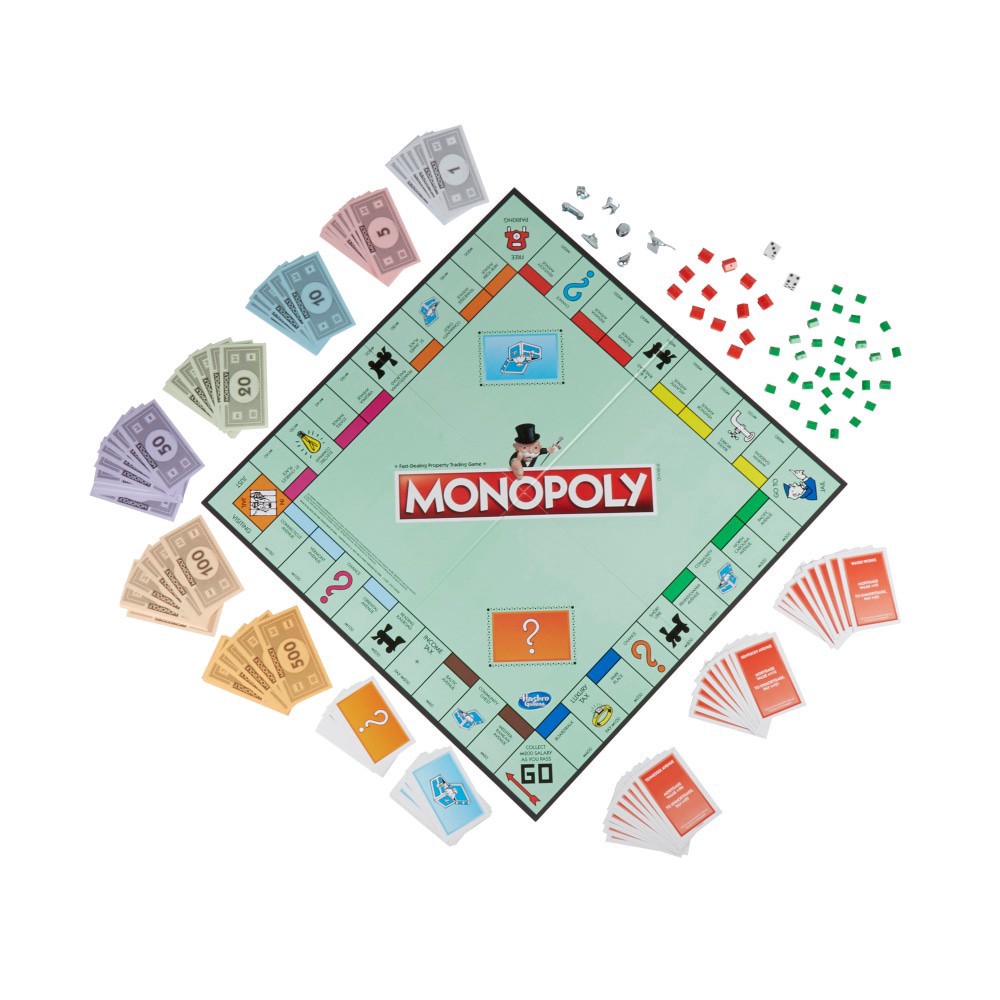 slide 3 of 5, Hasbro Monopoly Classic Edition Game, 1 ct
