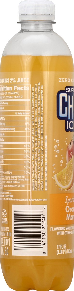 slide 2 of 7, Super Chill Ice Sparkling Water Beverage- 17 oz, 17 oz