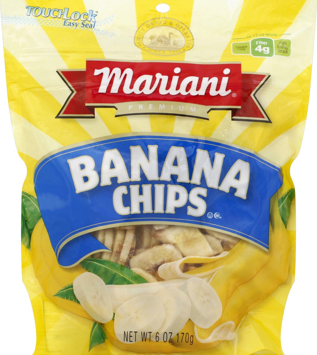 slide 2 of 2, Mariani Premium Banana Chips 6 oz, 6 oz