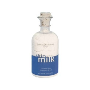 slide 1 of 1, Skin Milk Skinmilk Foaming Bath Soak, 8 oz