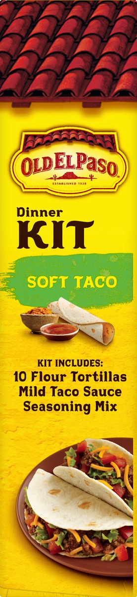 slide 8 of 9, Old El Paso Soft Taco Dinner Kit, 12.5 oz., 12.5 oz