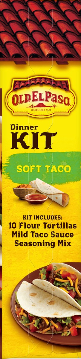 slide 2 of 9, Old El Paso Soft Taco Dinner Kit, 12.5 oz., 12.5 oz