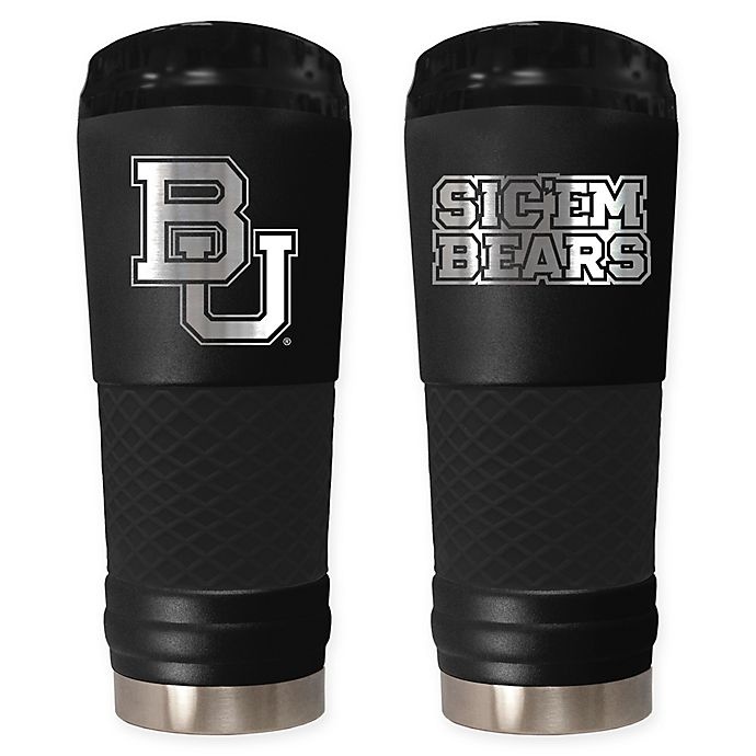 slide 1 of 1, NCAA Baylor University Powder Coated Stealth Draft Tumbler, 24 oz