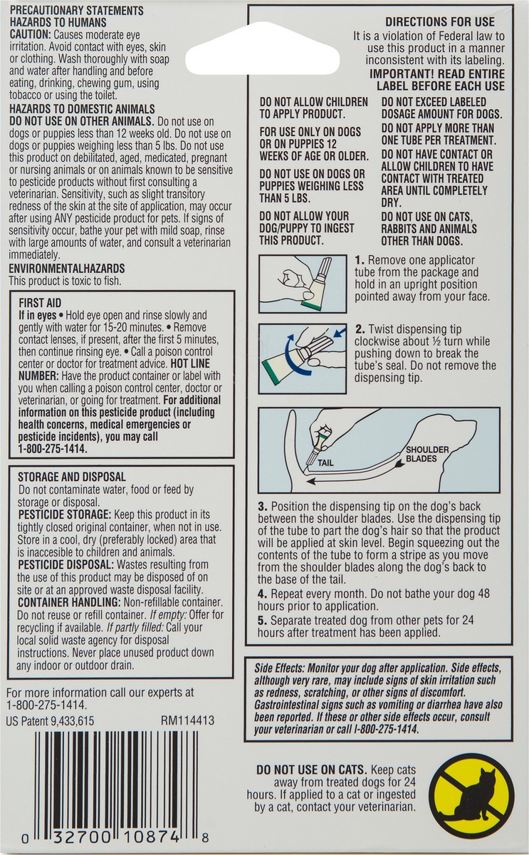 slide 2 of 4, Hartz UltraGuard Pro Flea & Tick Drops For Dogs And Puppies 5-14 lbs, 3 Months Supply, 3 ct